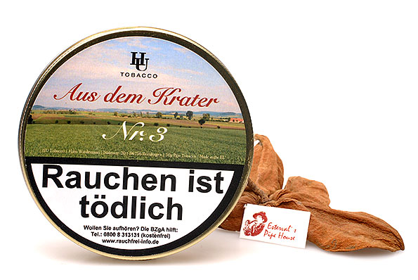 HU-tobacco Kratermischung No. 3 Pipe tobacco 50g Tin HU-tobacco Kratermischung No. 3 Pipe tobacco 50g Tin